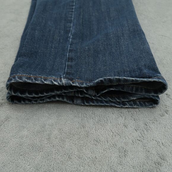 Lucky Brand Jeans Mens 38x31 Blue Piper Relaxed Straight Dungaree Denim Pants - Picture 9 of 15